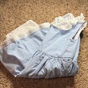 Light Blue Sleeveless Girls Dress